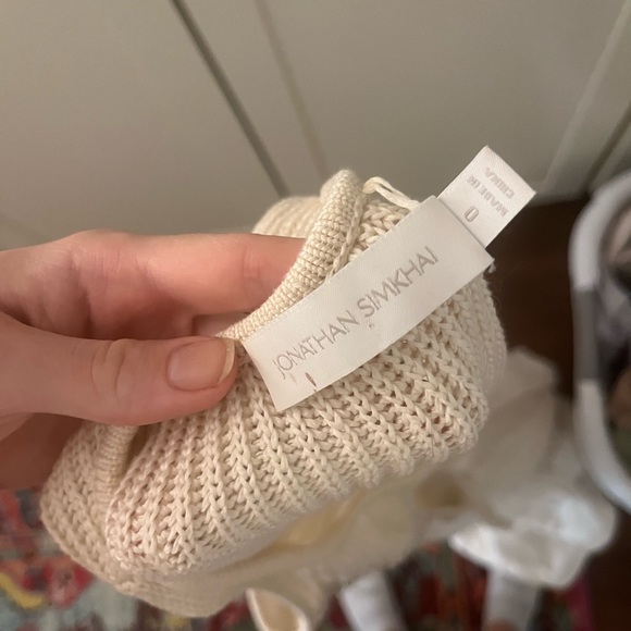 Jonathan Simkhai patchwork cut-out midi dress - Picture 7 of 9